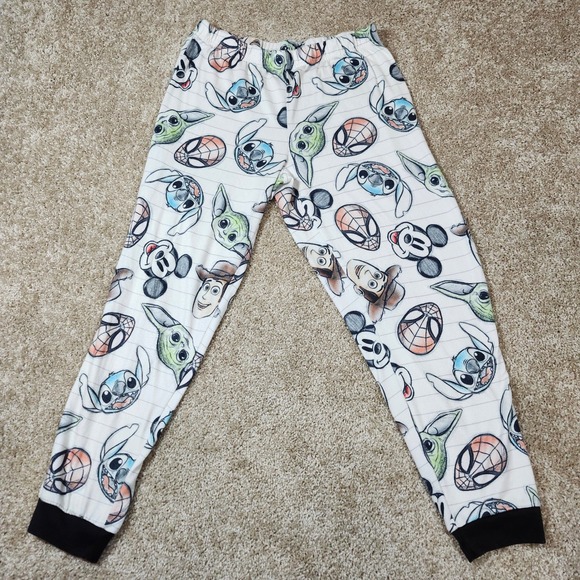 Disney 100 Pajamas L G Mickey Baby Yoda Stitch Spiderman Toy Story - Picture 8 of 8